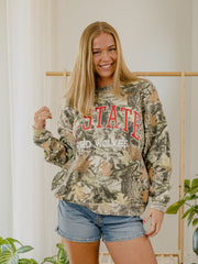 ASU Red Wolves Filled Gault Camouflage Sweatshirt