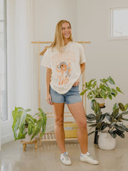 Tennessee Vols Club Mascot Off White Thrifted Tee