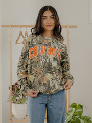 OSU Cowboys Filled Gault Camouflage Sweatshirt