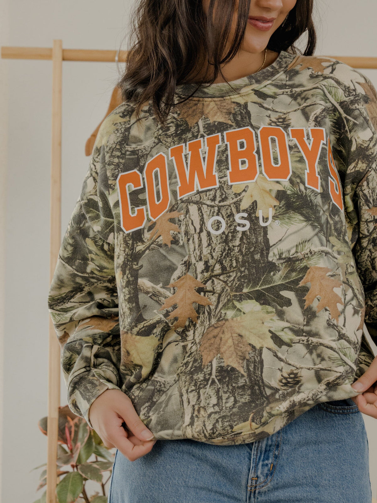 OSU Cowboys Filled Gault Camouflage Sweatshirt