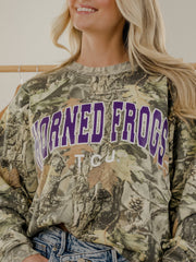 TCU Horned Frogs Filled Gault Camouflage Sweatshirt