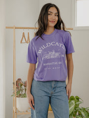 KSU Wildcats Stadium Coordinates Violet Tee