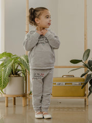 Children's Rockin Around The Christmas Tree Gray Hoodie