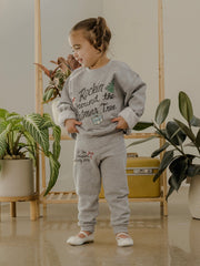 Children's At The Christmas Party Hop Ash Gray Sweatpants