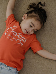 Children's OSU Cowboys Established Bows Orange Tee