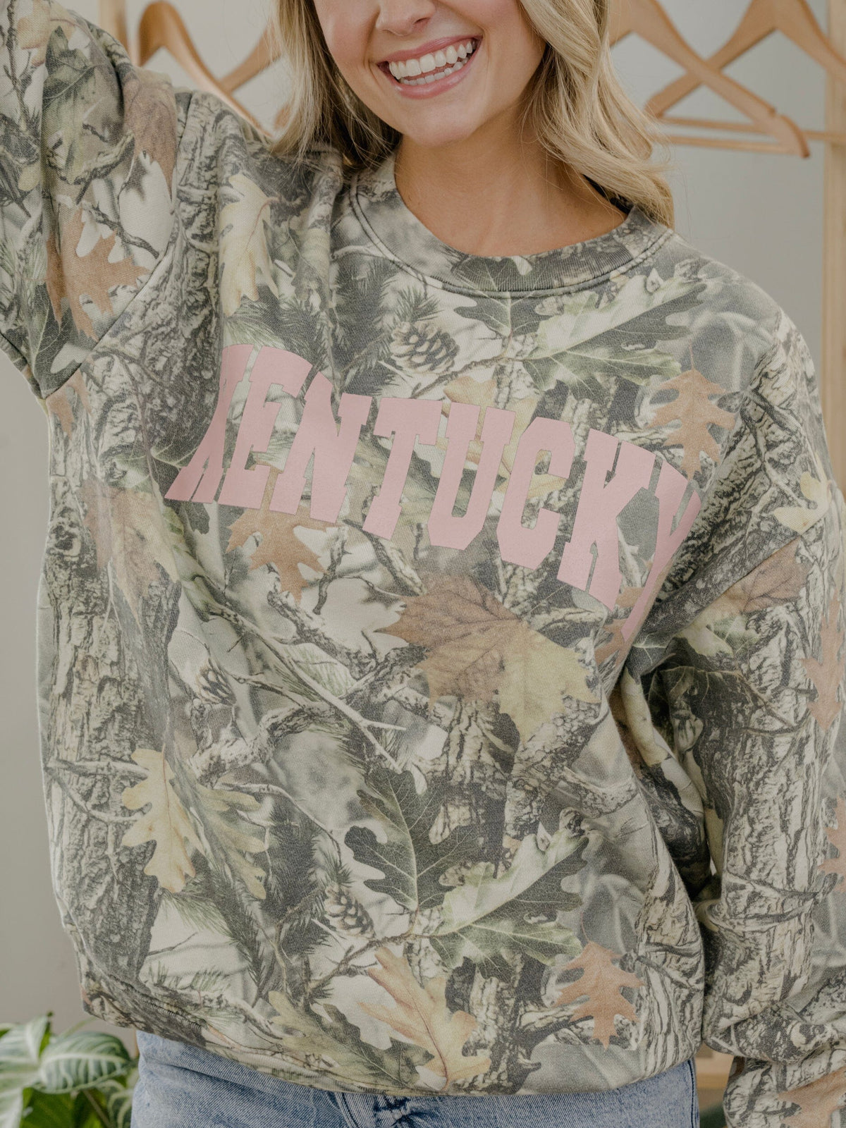 Kentucky Filled Gault Camouflage Sweatshirt