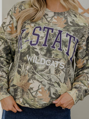 KSU Wildcats Filled Gault Camouflage Sweatshirt