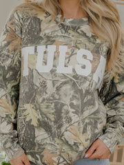 Tulsa Filled Gault Camouflage Sweatshirt
