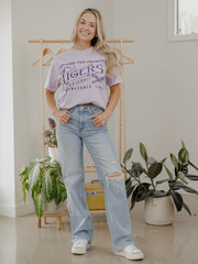 LSU Tigers RL Baseball Violet CC Tee