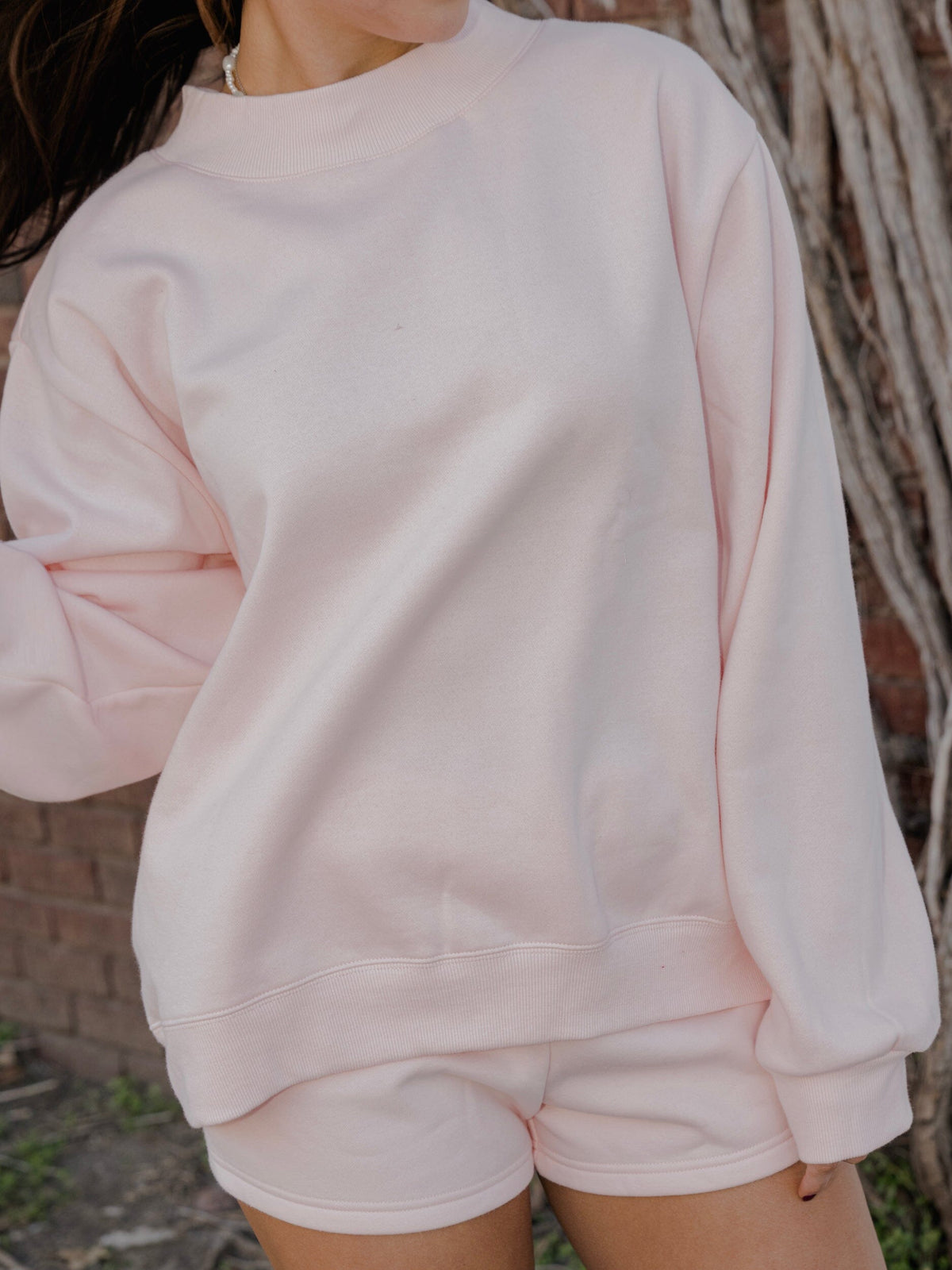 The Weekend Edit Pink Lounge Shorts