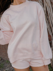 The Weekend Edit Pink Lounge Shorts