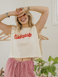 Nebraska Huskers Bold Script Off White Tank