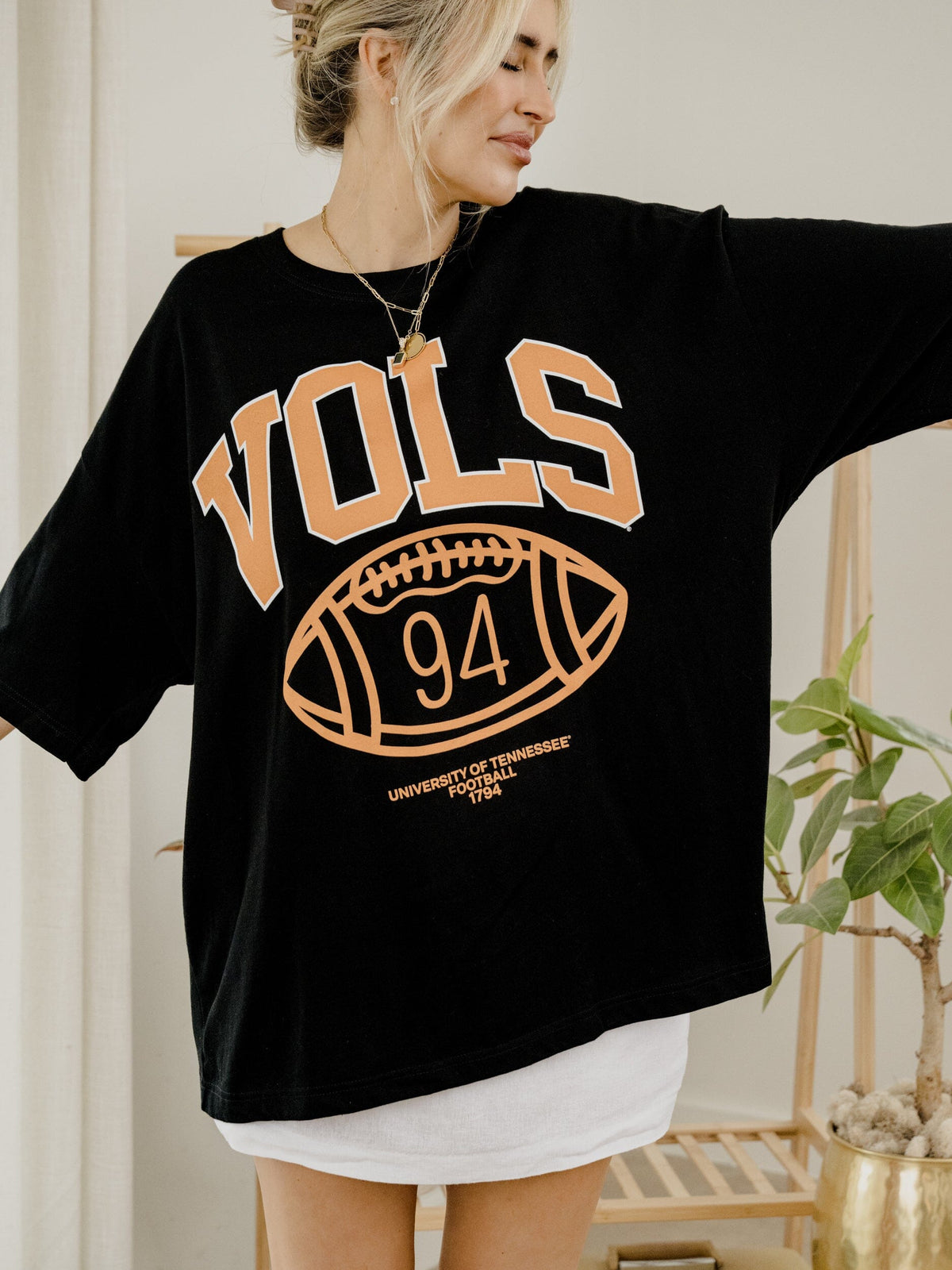 Tennessee Vols Campus Classic Black One Size Tee