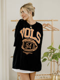 Tennessee Vols Campus Classic Black One Size Tee