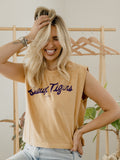 LSU Tigers Bold Script Gold Tank