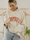 *COMING SOON* OSU Cowboys Varsity Plaid Off White Hoodie
