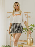 Tennessee Vols Bold Script Off White Heavyweight Cropped Tee