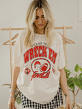 Texas Tech Gridiron League Off White Thrifted Tee