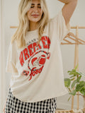 Texas Tech Gridiron League Off White Thrifted Tee