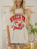 Texas Tech Gridiron League Off White Thrifted Tee