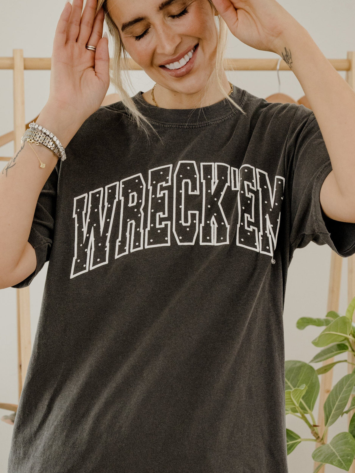 Texas Tech Polka Dot Puff Ink Pepper CC Tee