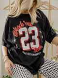 Texas Tech Jersey Patch Smoke Heavyweight Tee