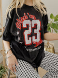 Texas Tech Jersey Patch Smoke Heavyweight Tee