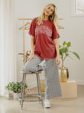 OU Sooners Polka Dot Puff Ink Crimson CC Tee