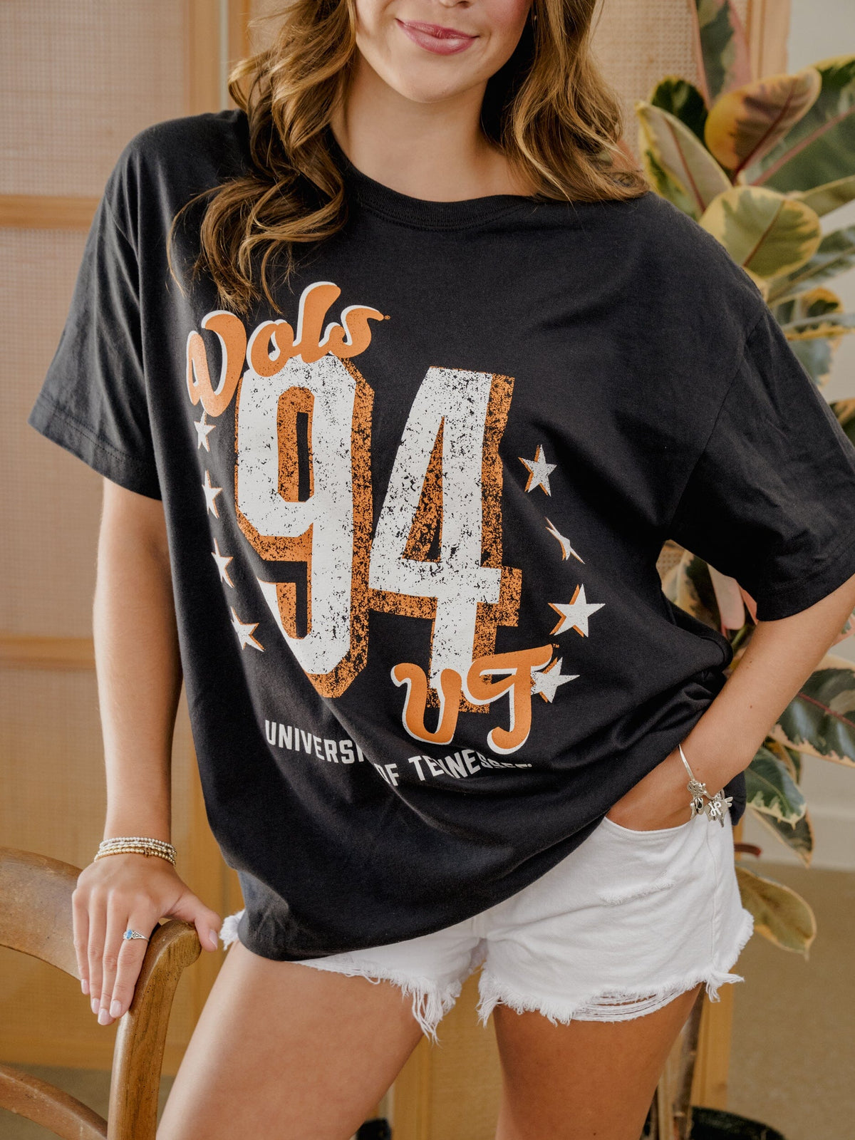 Tennessee Vols Jersey Patch Smoke Heavyweight Tee