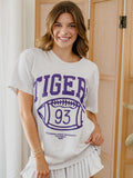 LSU Tigers Campus Classic Ash Gray Thrifted Tee