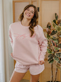 Dolly Parton Signature Script Light Pink Heritage Sweatshirt