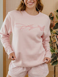 Dolly Parton Signature Script Light Pink Heritage Sweatshirt