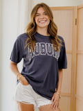 Auburn Tigers Polka Dot Puff Ink Navy CC Tee