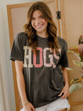 Arkansas Razorbacks Hogs Quilted Puff Ink Pepper CC Tee