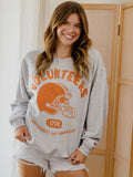Tennessee Vols Varsity Stamp Thrifted Ash Gray Sweatshirt