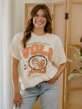 Tennessee Vols Gridiron Football Off White Thrifted Tee