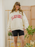 Alabama Crimson Tide Varsity Plaid Off White Hoodie