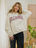 Mississippi State Bulldogs Varsity Plaid Off White Hoodie