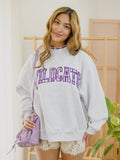 KSU Wildcats Varsity Plaid Mock Neck Sweatshirt