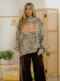 Tennessee Vols Classic Arch Camo Weekend Mock Neck Sweatshirt