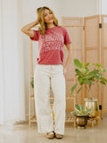 OU Sooners Beat Texas Polka Dot Puff Ink Crimson CC Tee