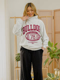 Mississippi State Bulldogs Campus Classic Gray Roll Neck Sweatshirt