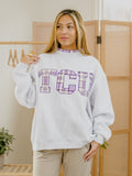 TCU Horned Frogs Varsity Plaid Mock Neck Sweatshirt