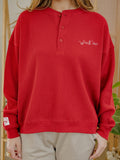 Texas Tech Stitched Red Signature Waffle Top