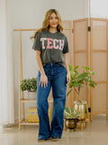 Texas Tech Quilted Puff Ink Pepper CC Tee