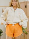 LivyLu Signature Waffle Orange Lounge Shorts