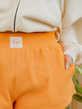 LivyLu Signature Waffle Orange Lounge Shorts