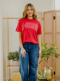 ASU Red Wolves Polka Dot Puff Ink Red CC Tee