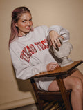 Texas Tech Varsity Plaid Mock Neck Sweatshirt