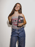 Arkansas Razorbacks Football Icon Gray Tube Top